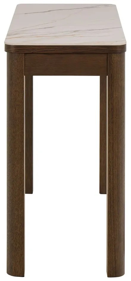 Конзолна маса с керамичен плот в бежов и тъмнокафяв цвят 40x100 cm Southampton – Actona