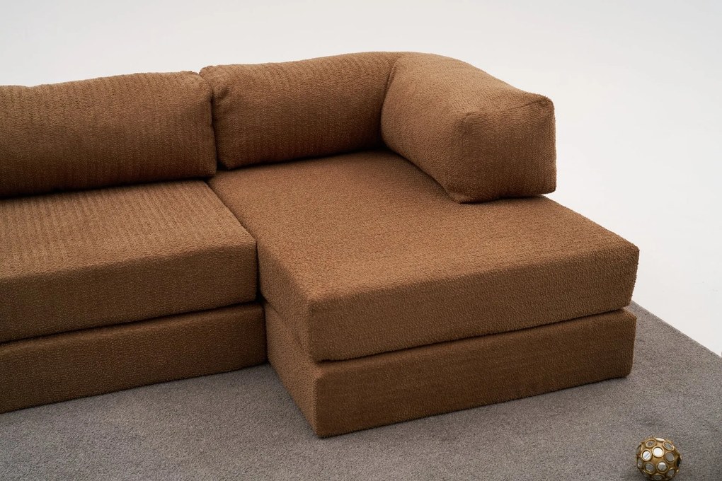 Ъглов диван Comfort, цвят Кафяв