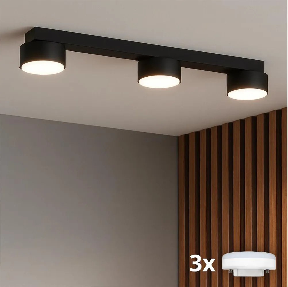BRILAGI - LED точково осветително тяло MONO 3xGX53/30W/230V черно