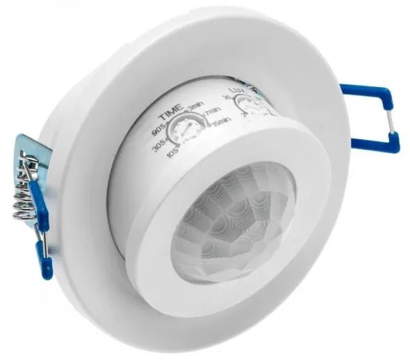 GTV CR-CR15000-00 CR-15 Датчик движение, луна ф62, max.800W, LED, 360*, R8m, IP20 бял