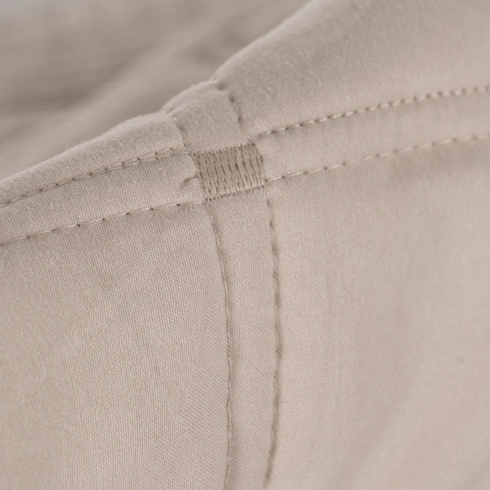 Бежово капитонирано покривало за легло 230x280 cm – Ixia