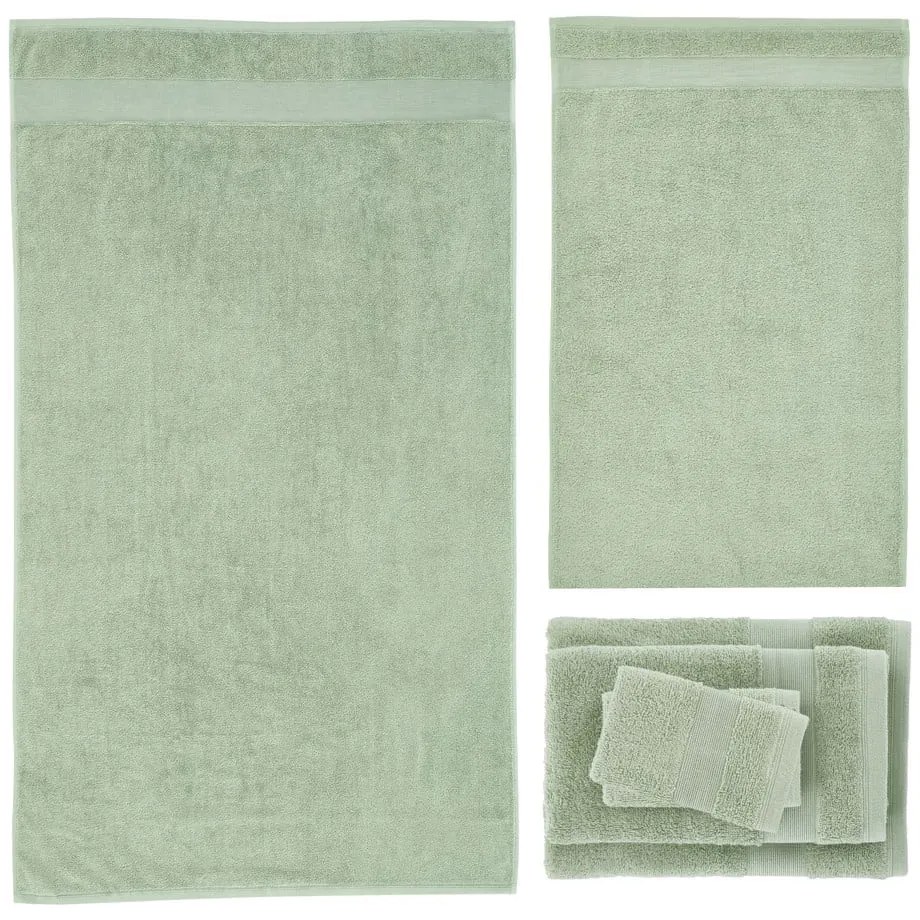 Зелени памучни хавлии и кърпи за баня в комплект от 6 бр. от тери Anti-Bacterial – Catherine Lansfield