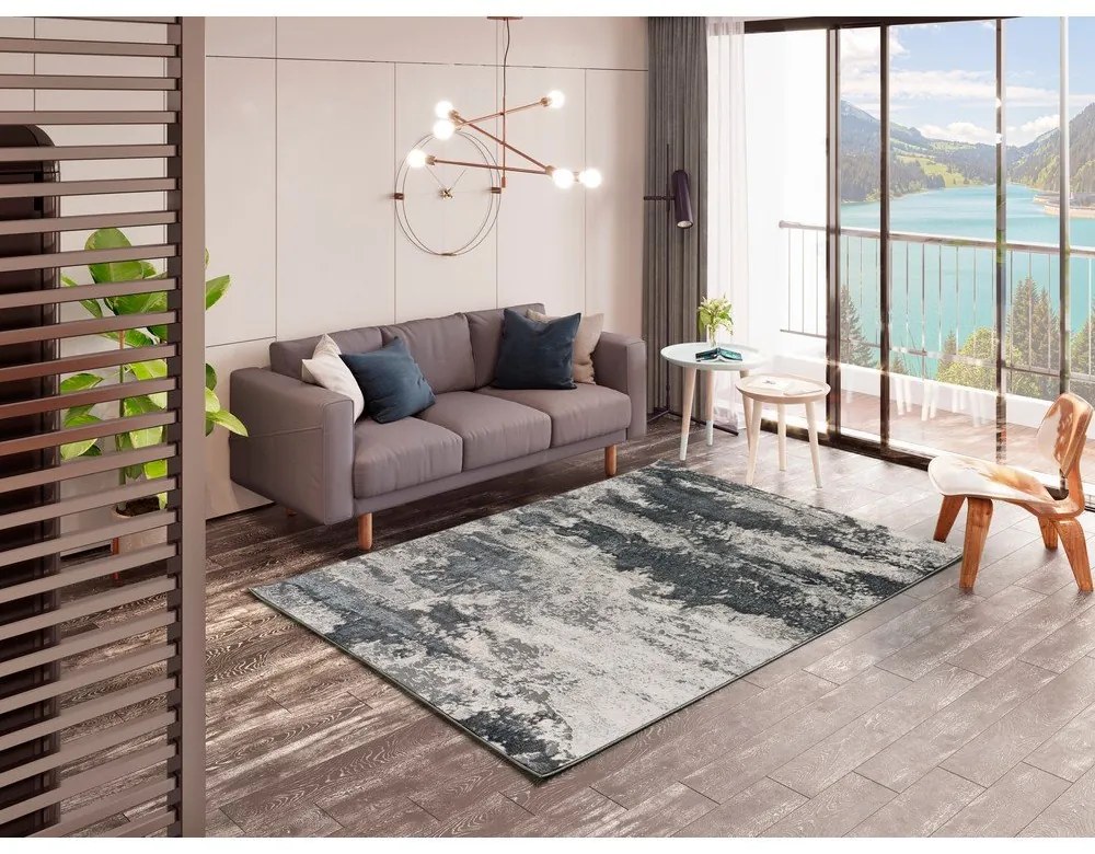 Сив килим 80x150 cm Agata - Universal