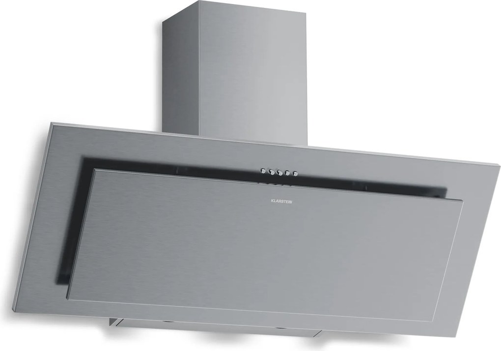 Klarstein Athena наклонен абсорбатор | режим на извличане на въздх и рециркуалция | 404 м³/ч | 56 W | 90 см