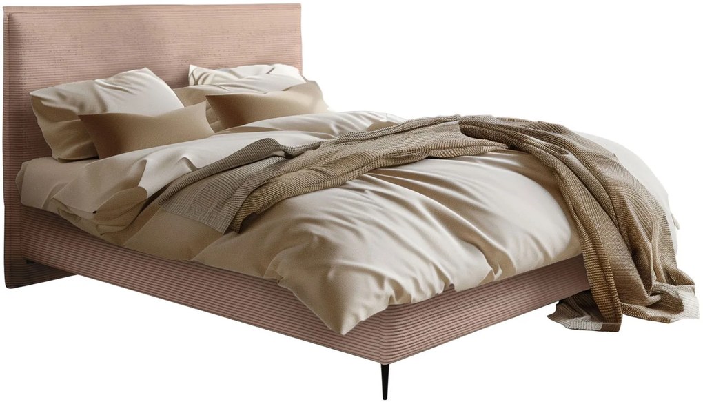 Тапицирано легло Puretta-Розов-140 x 200