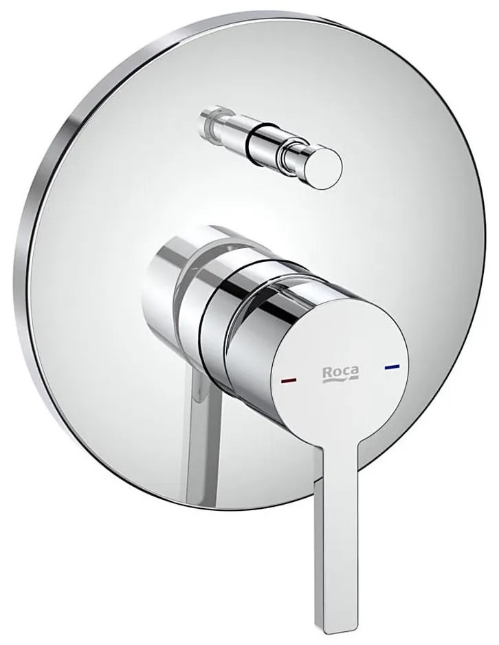 Roca A5A0B96C00 - Душ смесител за вграден монтаж NAIA, лъскав хром