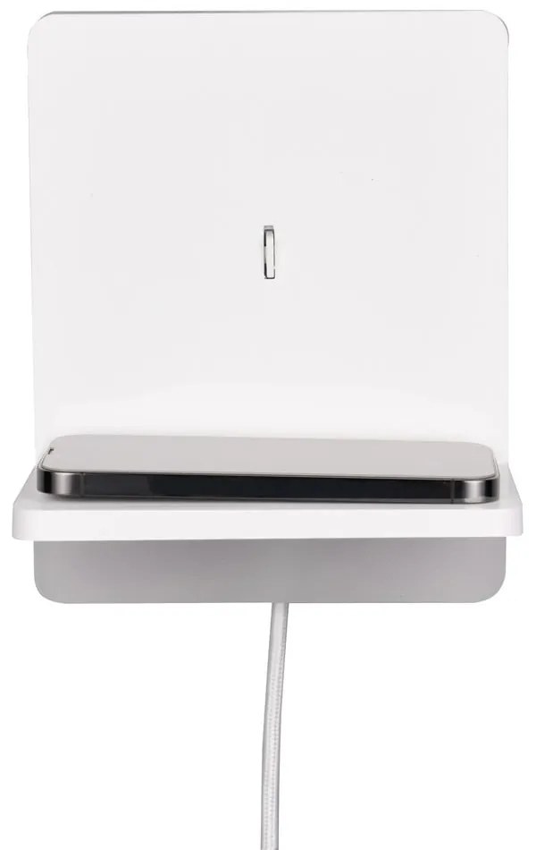 Бяла LED затъмняваща се стенна лампа Fairfield – Trio