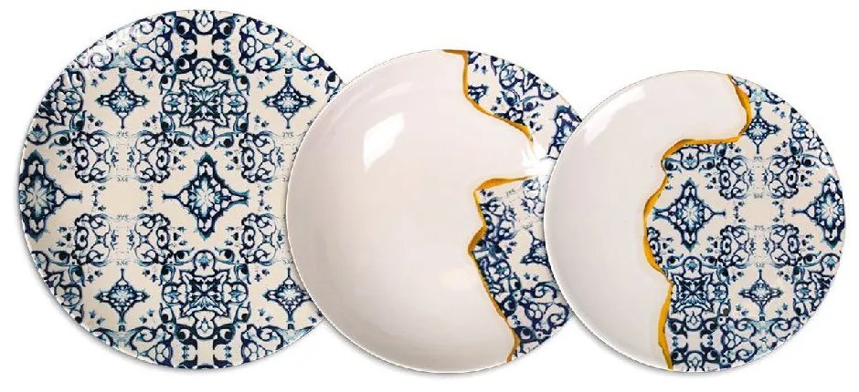 Сервиз за хранене LA MEDITERRANEA Faura, 12 части,порцелан