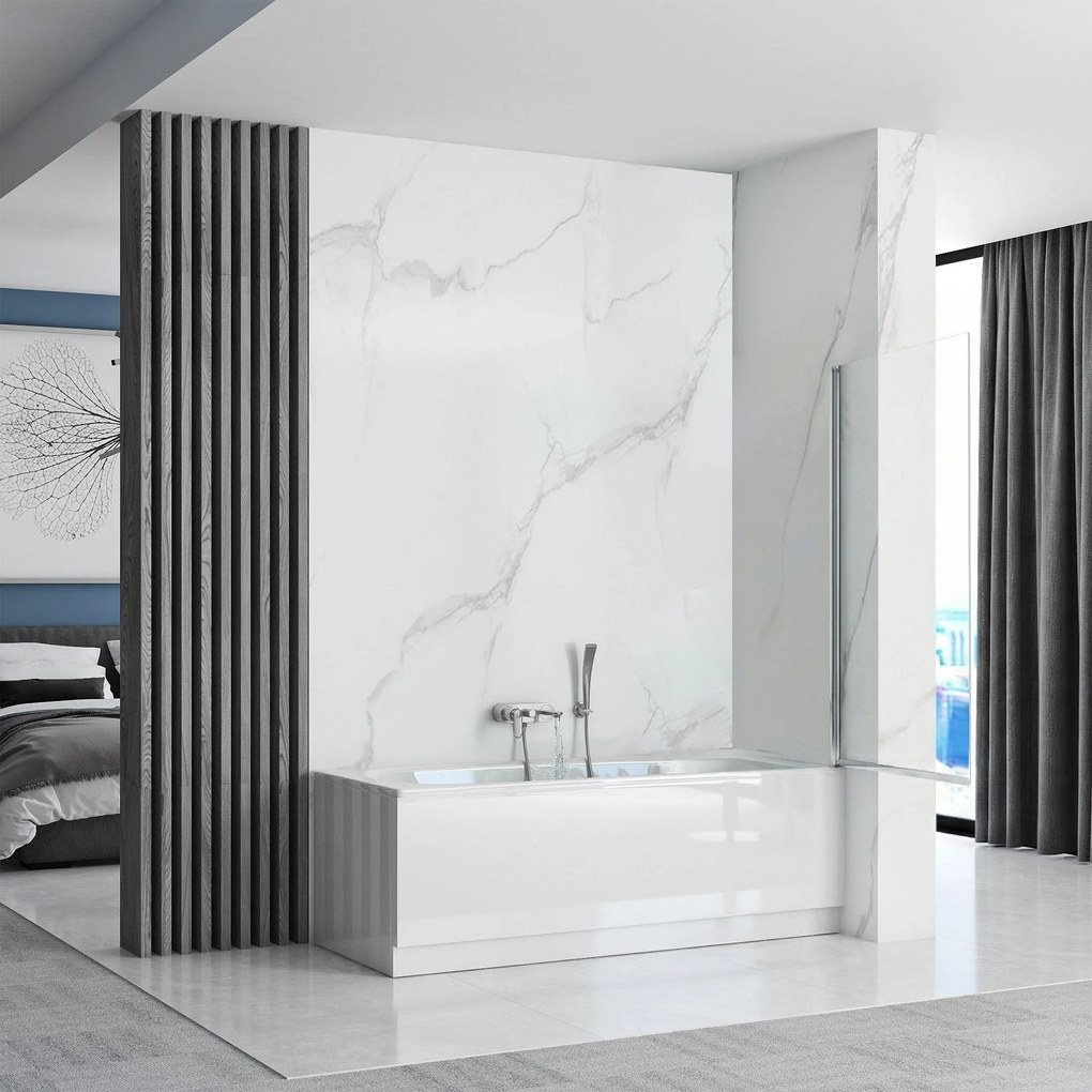 Параван за вана-подвижен Rea Lagos 70 Chrome