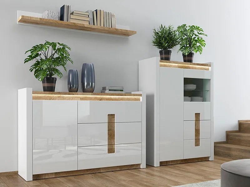 Витринен шкаф ALAMEDA REG1W1D2S