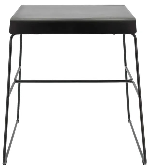 Черна метална трапезна маса 58x75 cm A-Café – Zone