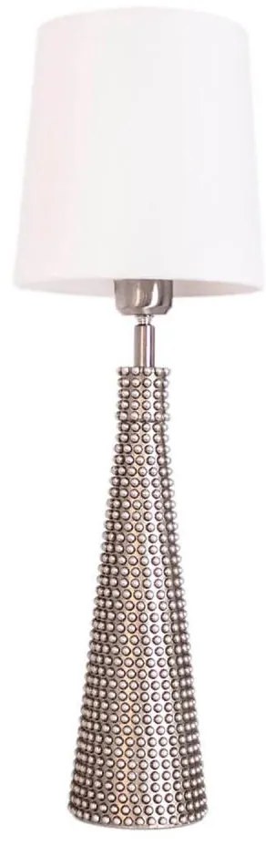 ByRydens 4002090-6508 - Настолна лампа LOFTY 1xE27/5W/230V бяла/сребриста