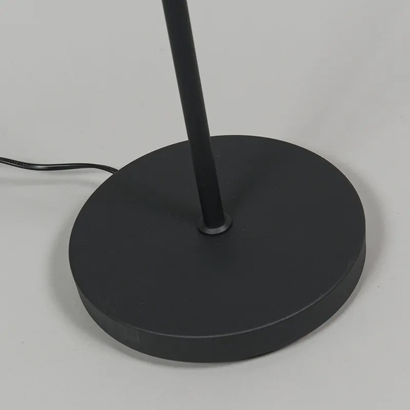 Модерна подова лампа черна с LED регулируема - Trax