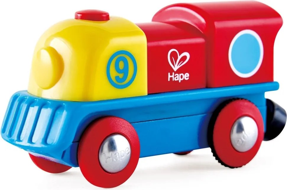Hape - Цветно локомотивче с батерия
