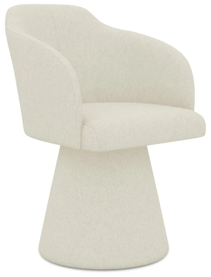 Кремав тапициран трапезен стол Kanoa – Makamii