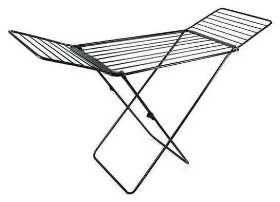 Сгъваем сушилник за дрехи TORO 177x93 см, черен