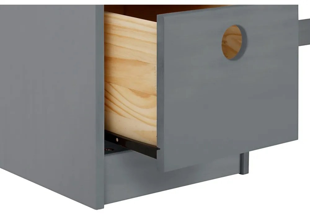 Работна маса от масивен бор 50x100 cm Alpi – Støraa