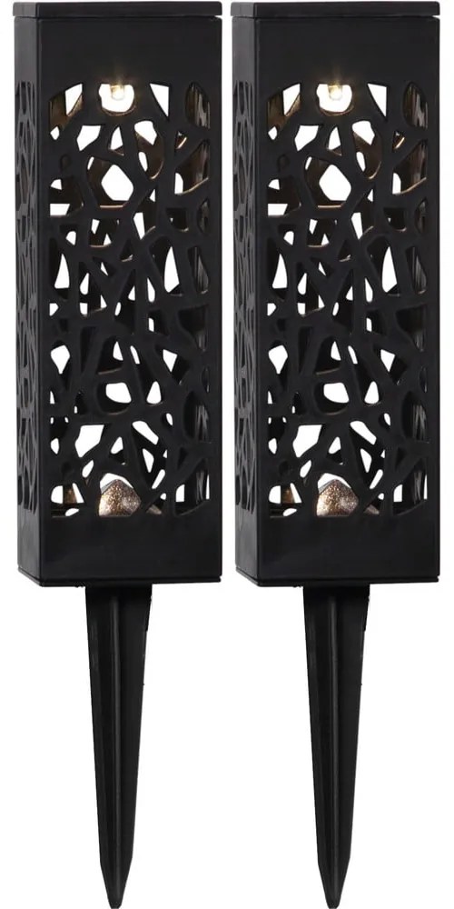 Комплект от 2 външни слънчеви LED лампи, височина 18 см Izola - Star Trading
