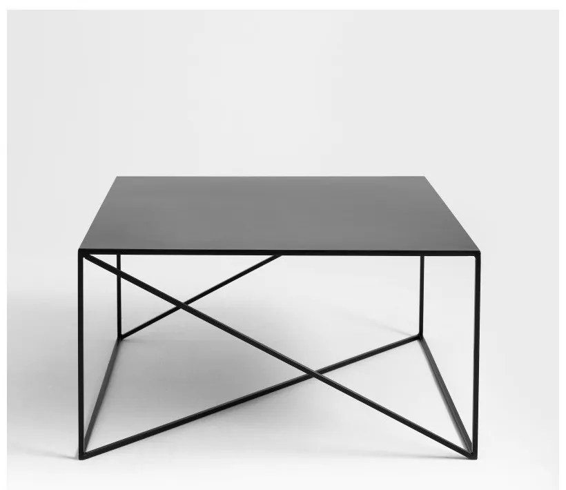 Черна масичка за кафе , 80 x 80 cm Memo - CustomForm