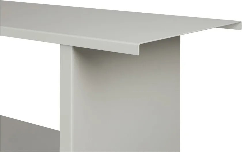 Светлосив метален стелаж 160x57x37 cm Hes – noo.ma