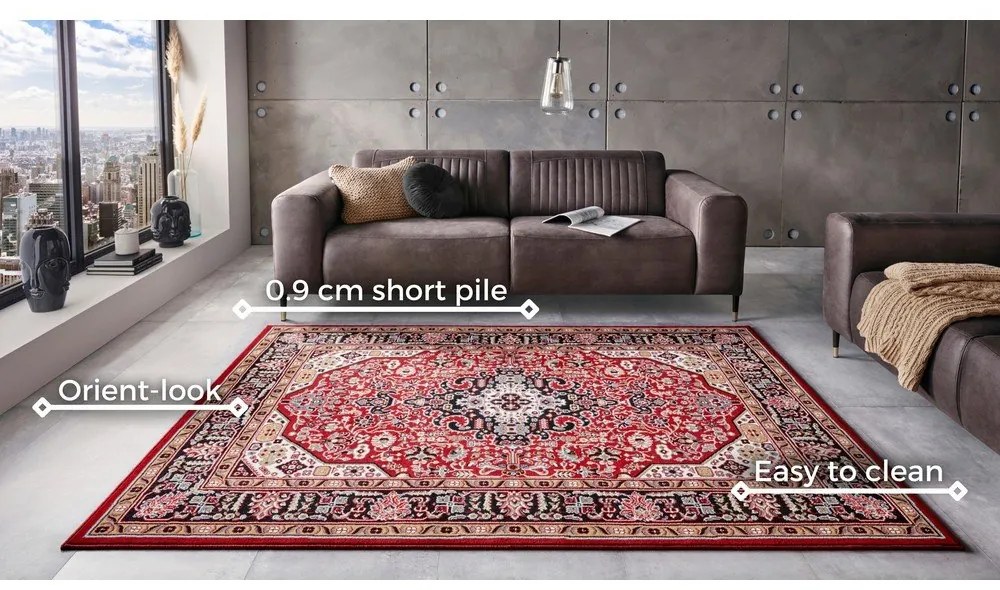 Червен килим , 120 x 170 cm Skazar Isfahan - Nouristan