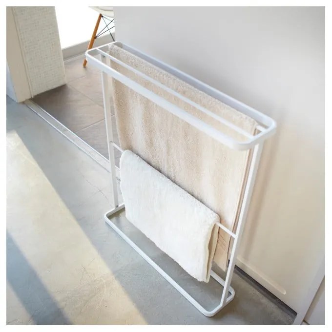 Бяла стойка за кърпи Tower - YAMAZAKI