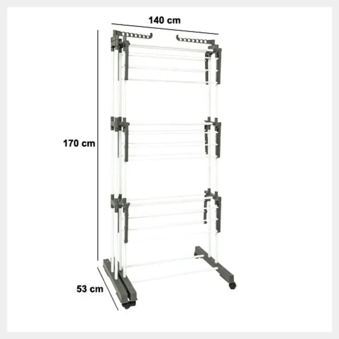 Сушилник за дрехи 5five Sinai, Метал, 26 m