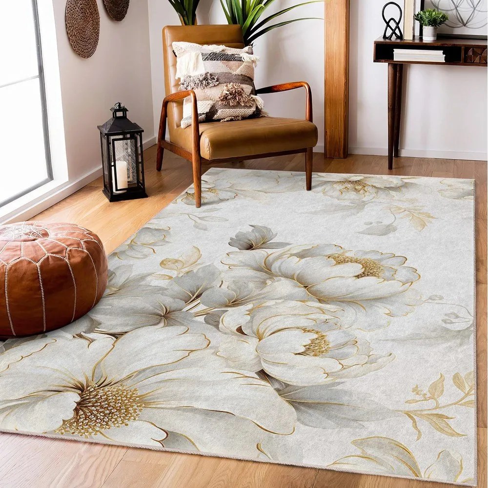 Кремав килим подходящ за пране 120x180 cm Soft and Gentle – Mila Home
