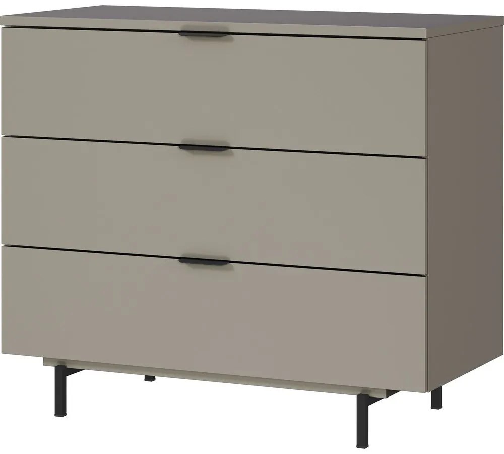 Сив детски скрин 105x92x54 cm Tomino – Germania