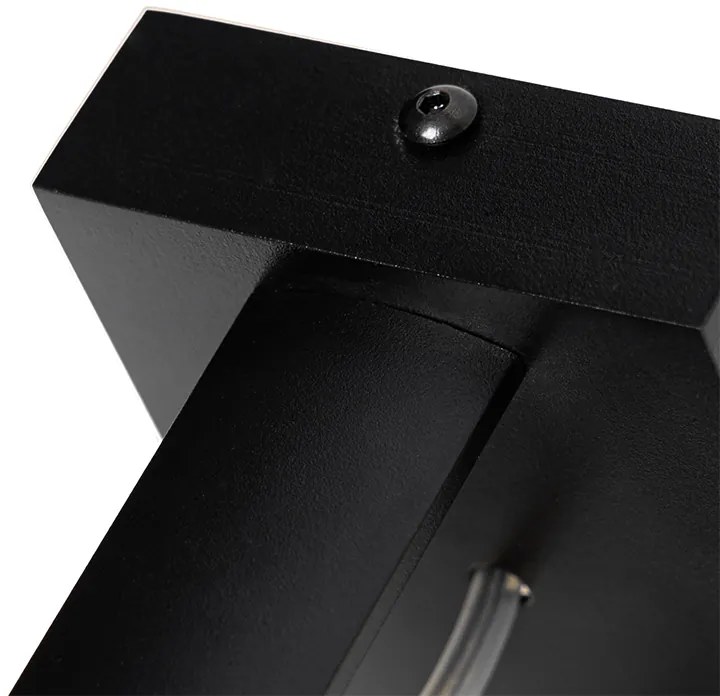 Модерен таванен прожектор черен регулируем GU10 50mm - Master