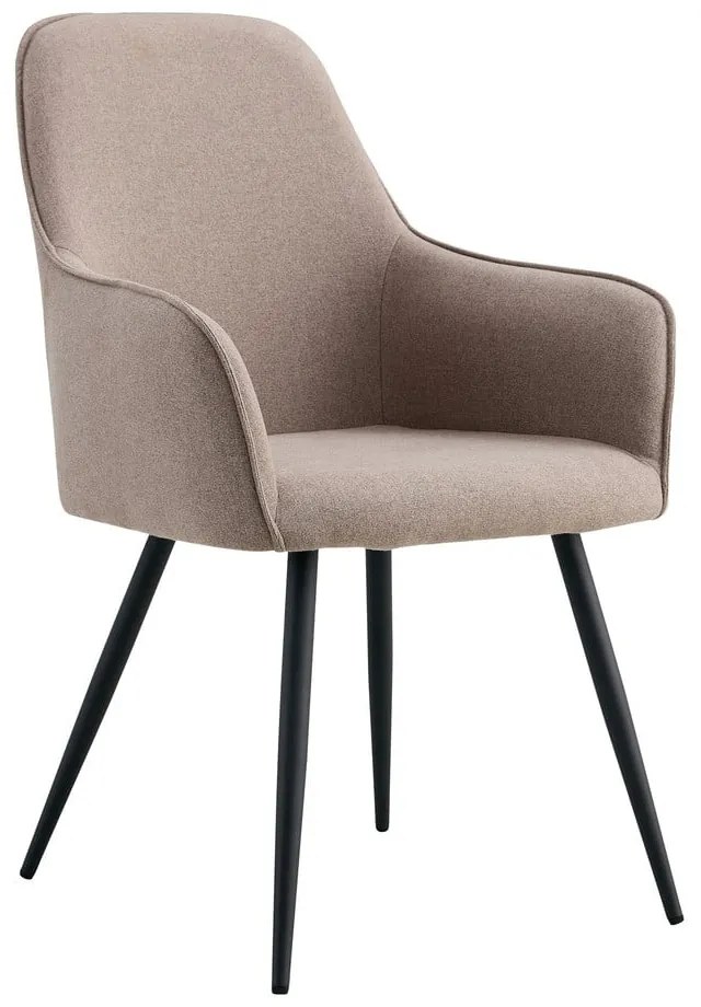 Сиви тапицирани трапезни столове в комплект с подлакътници 2 бр. Harbo – House Nordic