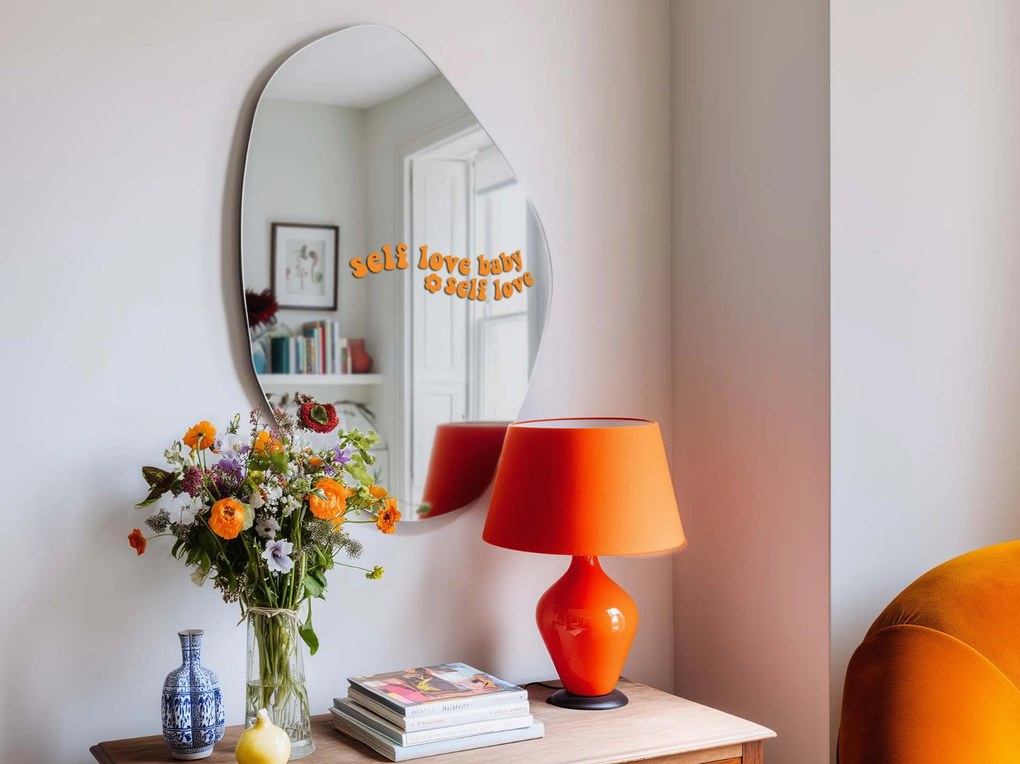 Стикер за огледало S25 – Self love baby 39x13