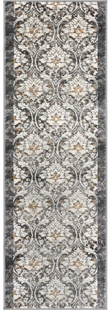 Пътека в цвят слонова кост и тъмносиво 67x200 cm Soft Viskan – FD