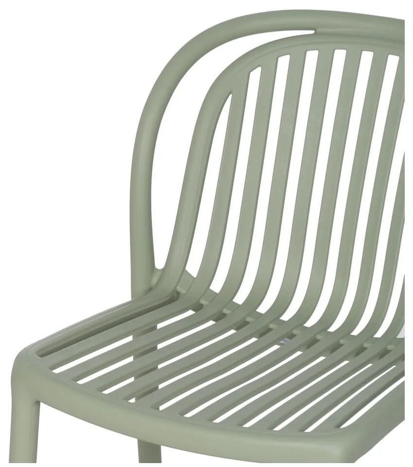 Зелен пластмасов трапезен стол Alia – Ixia