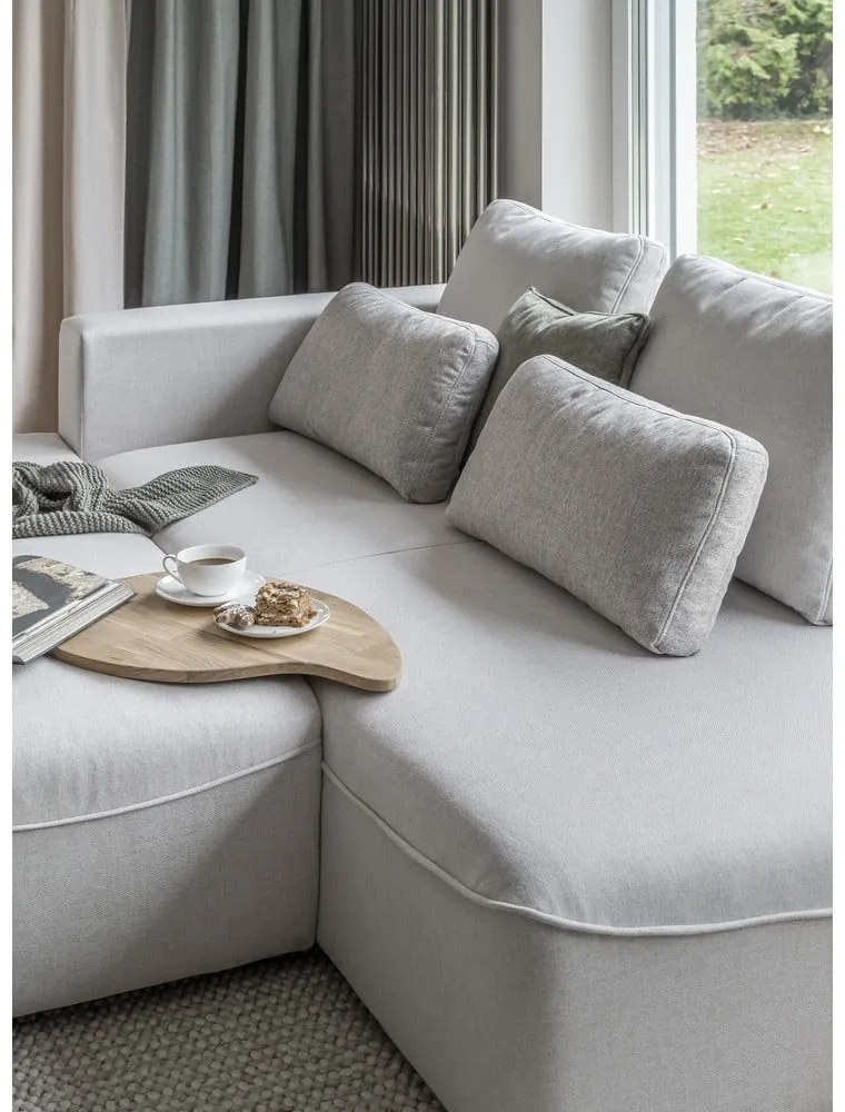 Кремав ъглов разтегателен диван (U-образен) Homely Tommy - Miuform