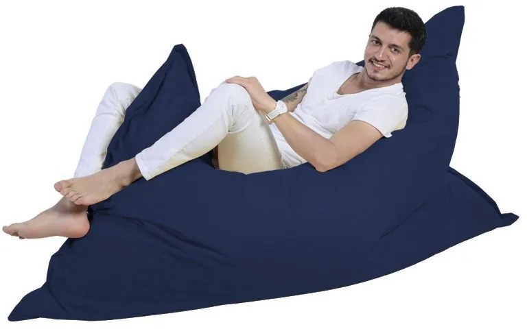 Градински пуф Giant Cushion 140x180, цвят Тъмно син