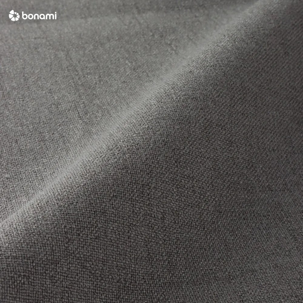 Сиво двойно легло 180x200 cm тапицирано с място за съхранение с включена подматрачна рамка Mattis – Meise Möbel