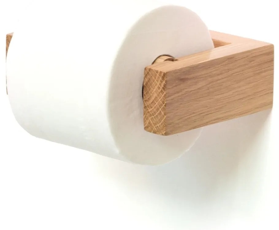 Стенна поставка за тоалетна хартия от дъб Mezza Slimline - Wireworks