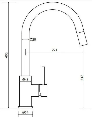 Кухненски кран Eurorama Inox 702600-Inox