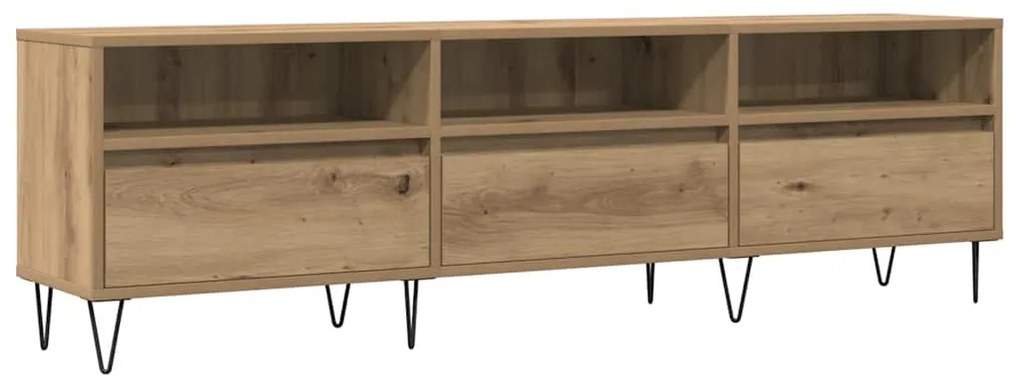 857188 vidaXL ТВ шкаф Artisan Oak 150x30x44,5 cm Инженерна дървесина