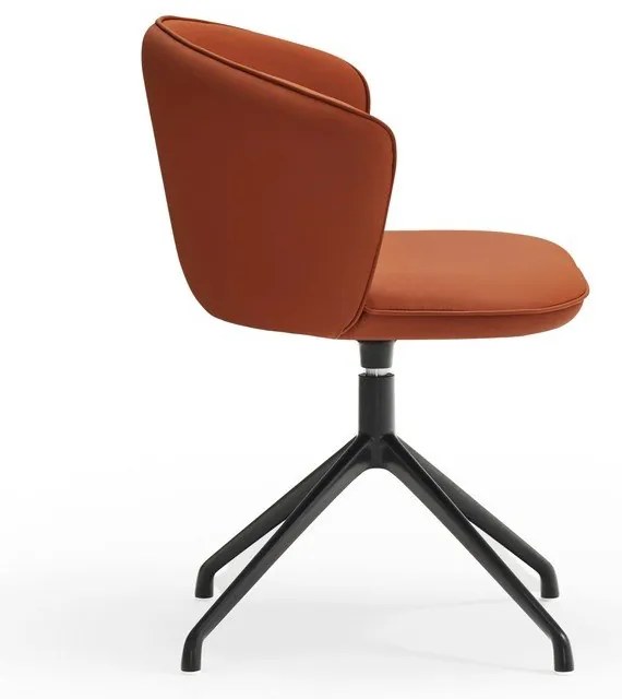 Оранжеви тапицирани трапезни столове в комплект 2 бр. Add – Teulat