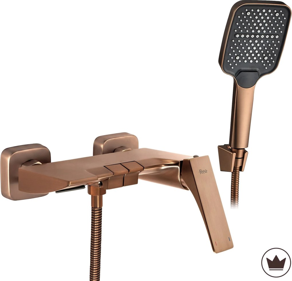 Смесител за вана PREMIUM REA Joe Brush Copper