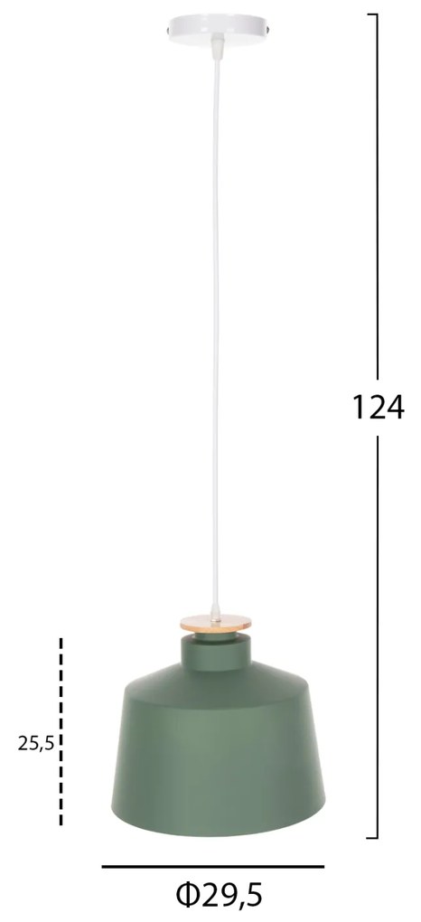 Лампа HM4158.05 цвят зелен-бял