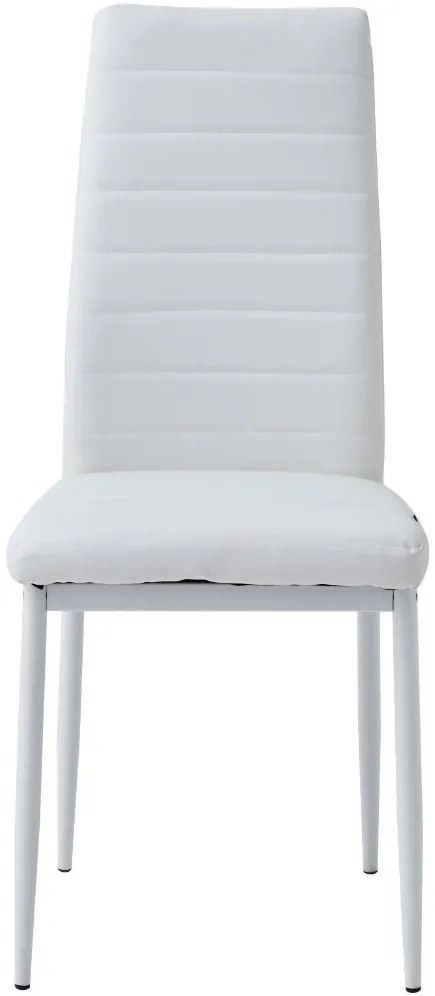 Кухненски стол Jake-Бял (6) парчета