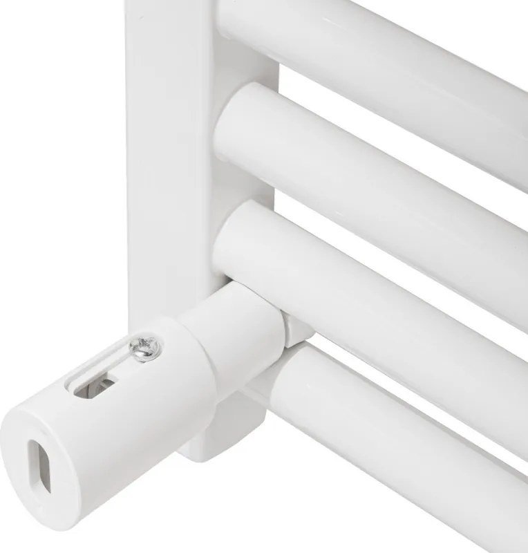 Лира за баня Adler AD 7823, 400W, 10 нагревателни ленти, LED контролер панел, Енергоспестяващ режим, IP24, Бял