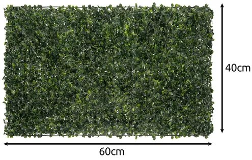Изкуствен жив плет от буксус 60×40 cm