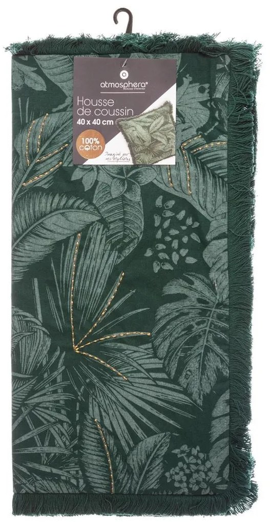 Декоративна калъфка за възглавница atmosphera Jungle, 40x40 cm