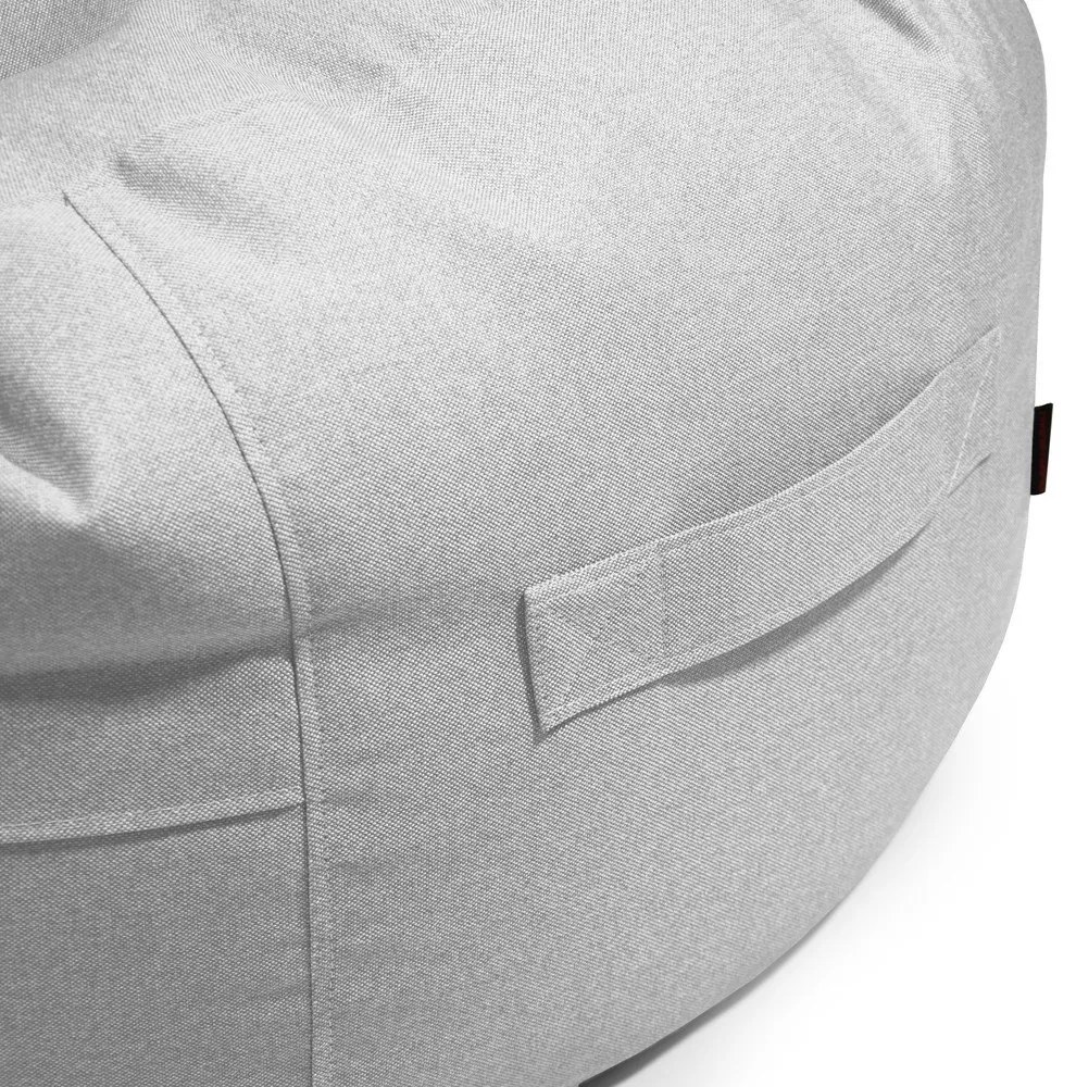 Сиво-бежов пуф Roll 105 – SLOWDOWN