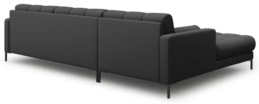 Тъмносив ъглов диван (ляв ъгъл) Bali – Cosmopolitan Design