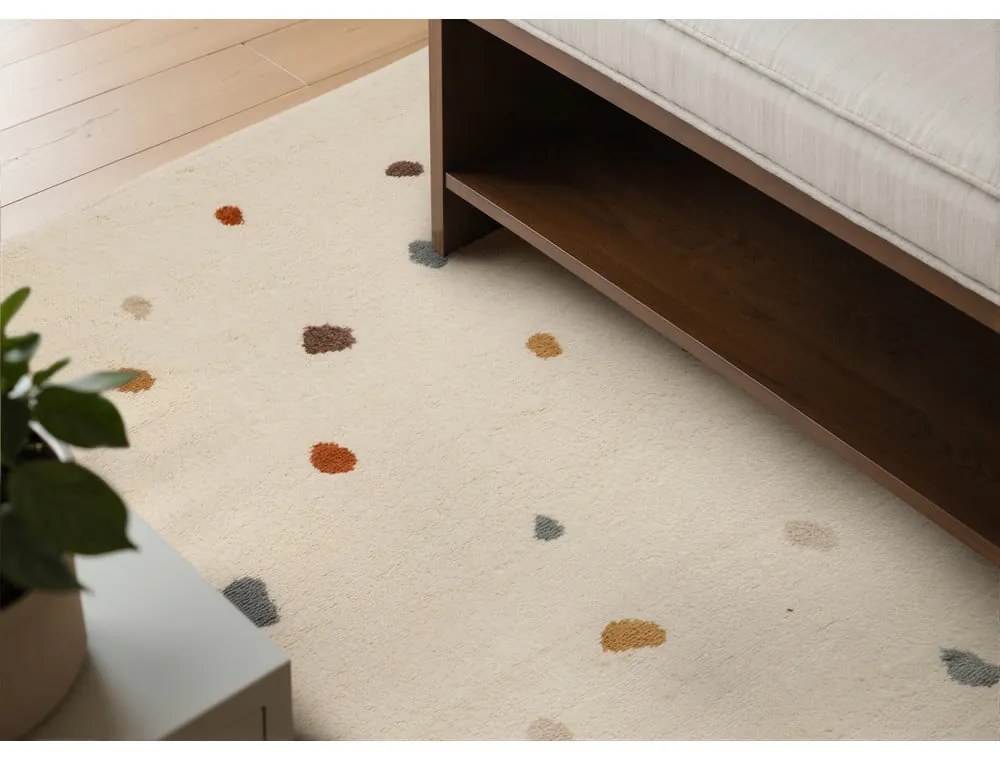 Кремав детски килим 200x290 cm Funny Dots – Hanse Home